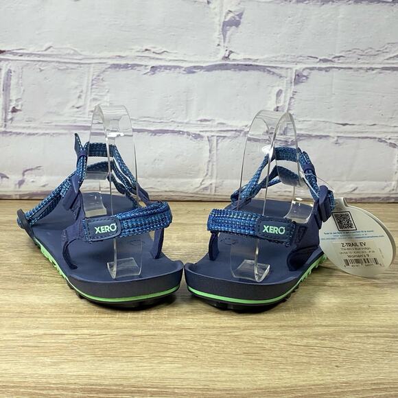 Xero Shoes Z-Trail EV Sandals Women's Size 8 Blue Indigo Barefoot Trail Hiking - Picture 4 of 8